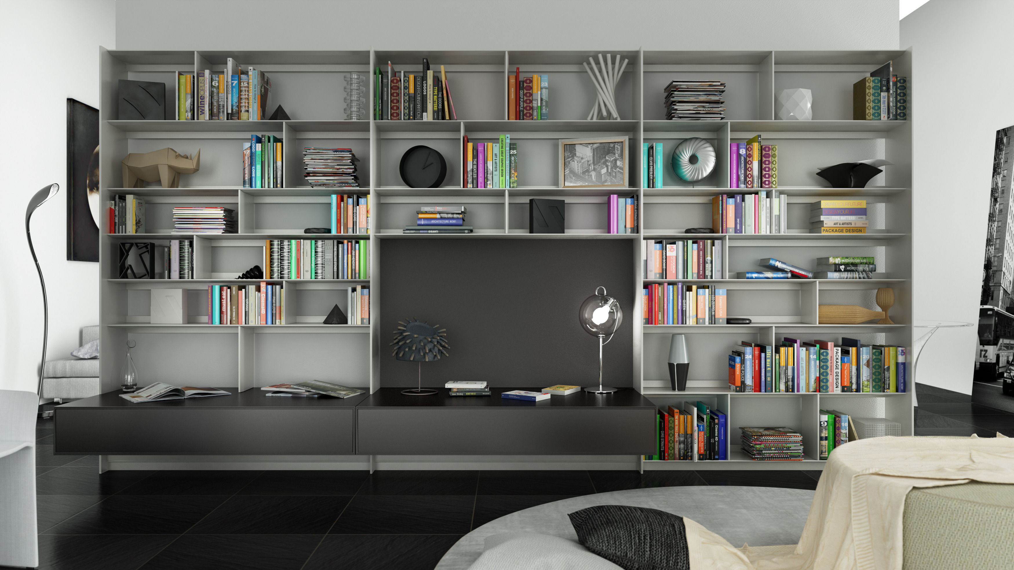 Novel collection books 3D model_1