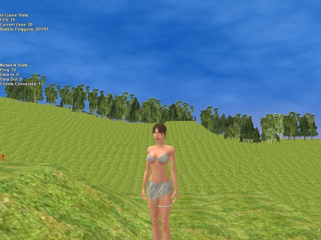 girl woman game ready 3d model female character main player Low-poly 3D model_8