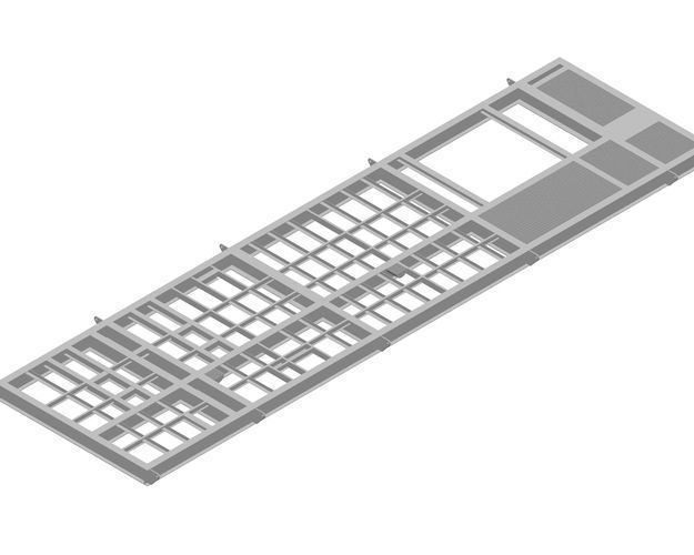 Horizontal Inlet Separator Package 3D model_8