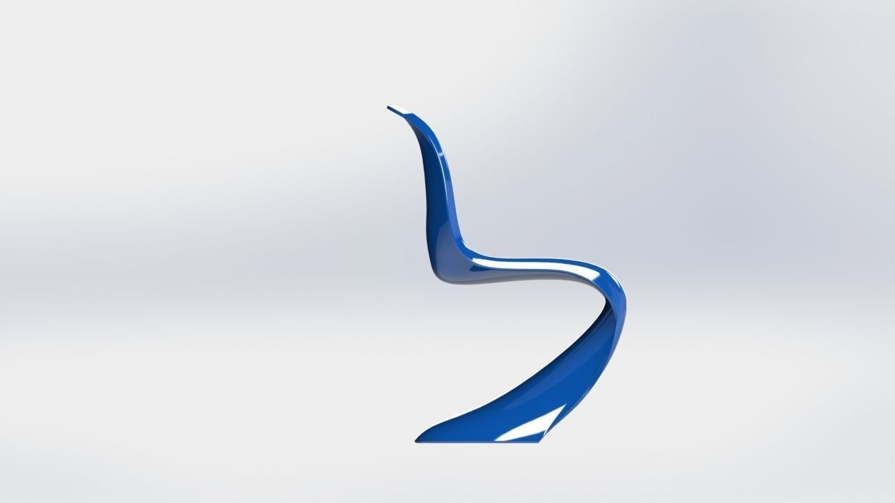 Panton Chair 3D print model_2