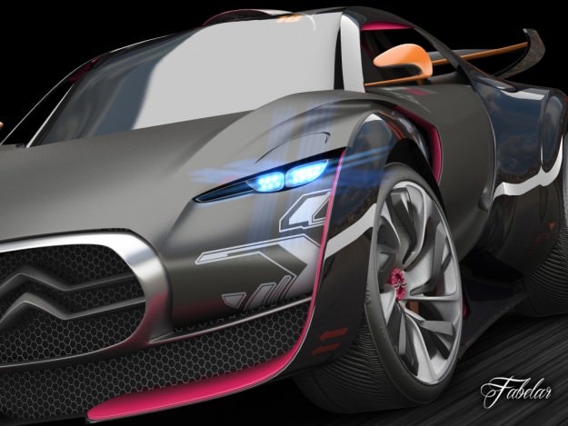 Citroen Concept pack 2 3D model_28