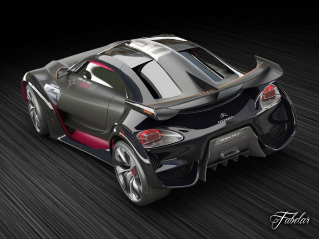 Citroen Concept pack 2 3D model_27