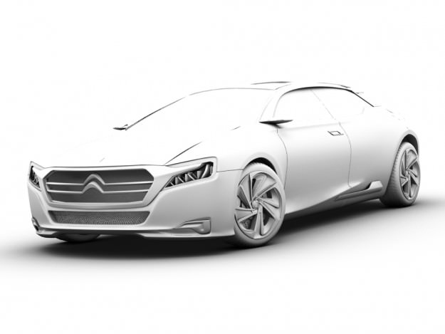 Citroen Concept pack 2 3D model_21