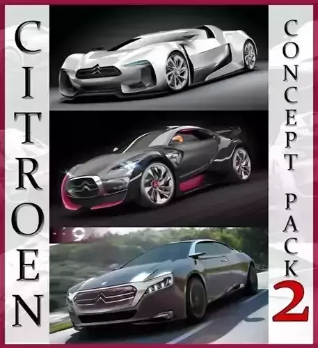 Citroen Concept pack 2 3D model