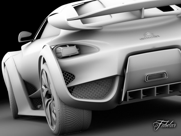 Citroen Concept pack 2 3D model_41