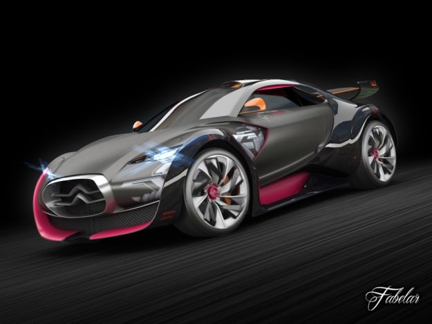 Citroen Concept pack 2 3D model_24