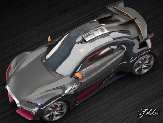 Citroen Concept pack 2 3D model_30