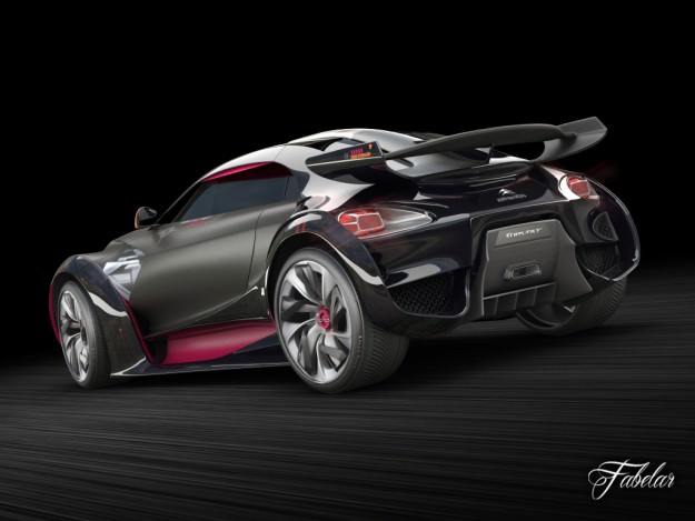 Citroen Concept pack 2 3D model_25