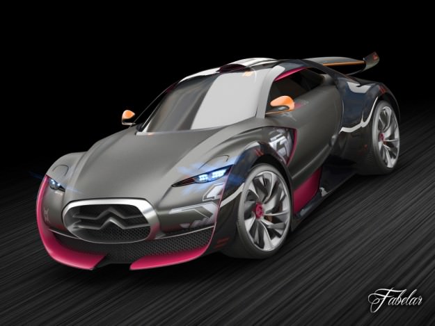 Citroen Concept pack 2 3D model_26