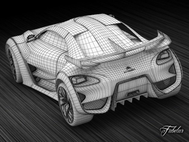 Citroen Concept pack 2 3D model_34