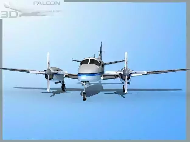 Falcon3D E90 King Air F02