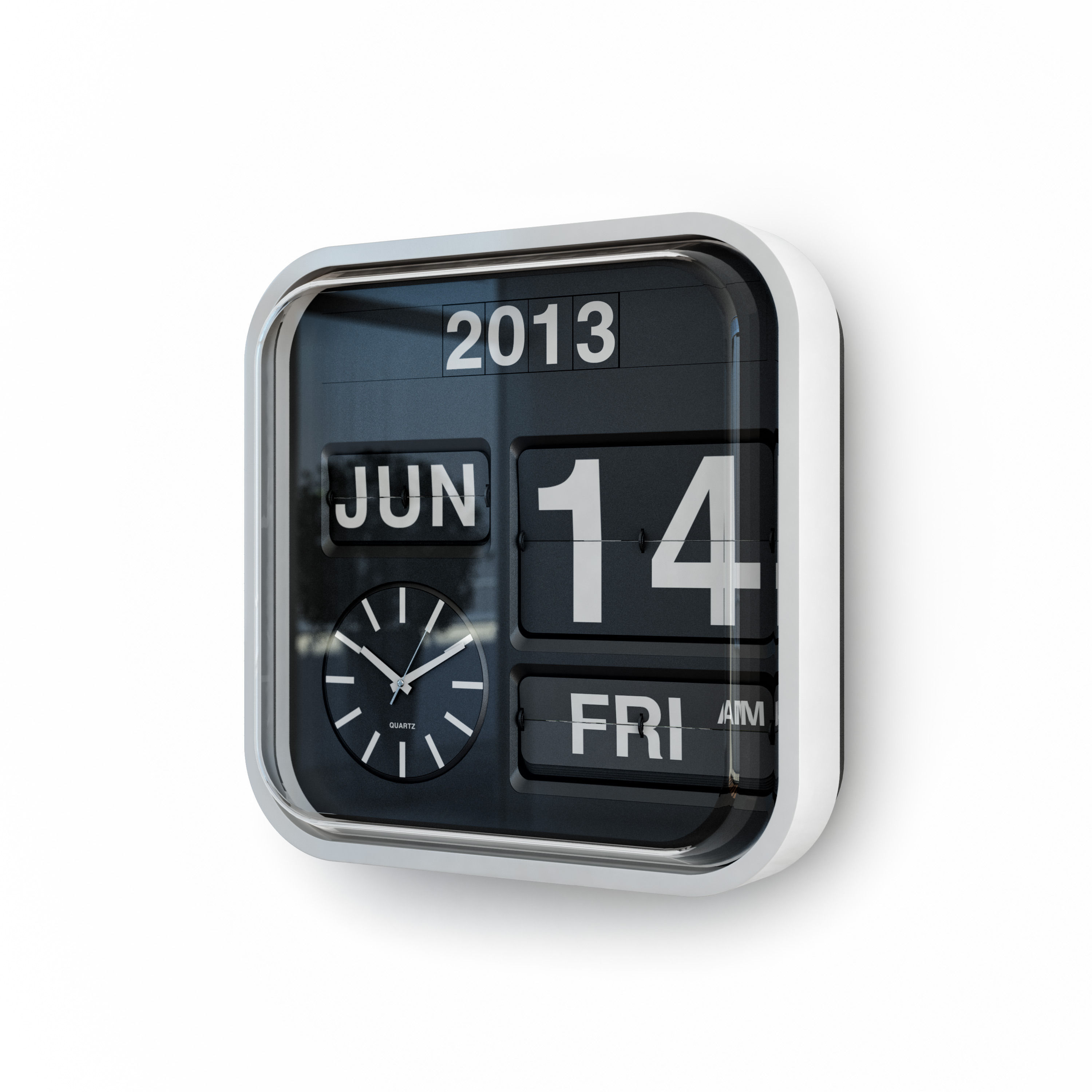 Habitat Flap Wall Clock 3D Model .max