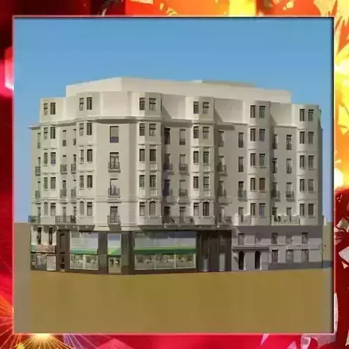 Building apartment with roof