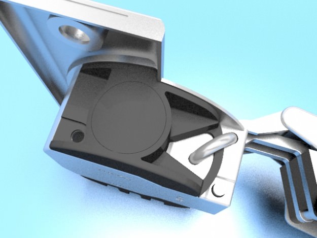 Door Hinge 3D model_2