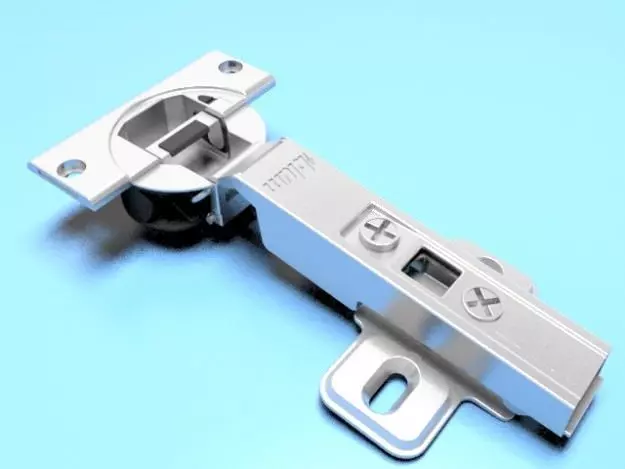 Door Hinge 3D model_0