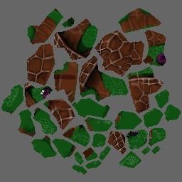 turtle001 world of warcraft shards Low-poly 3D model