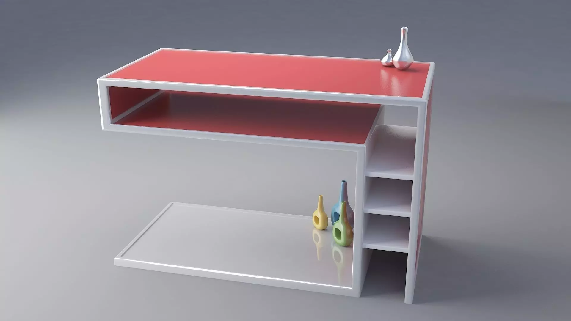 Minimalist Desk 3D model | CGTrader
