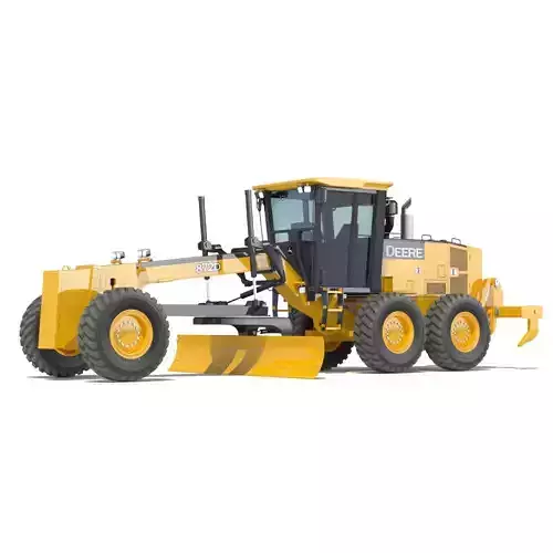 Motor Grader Deere 872D 3D model