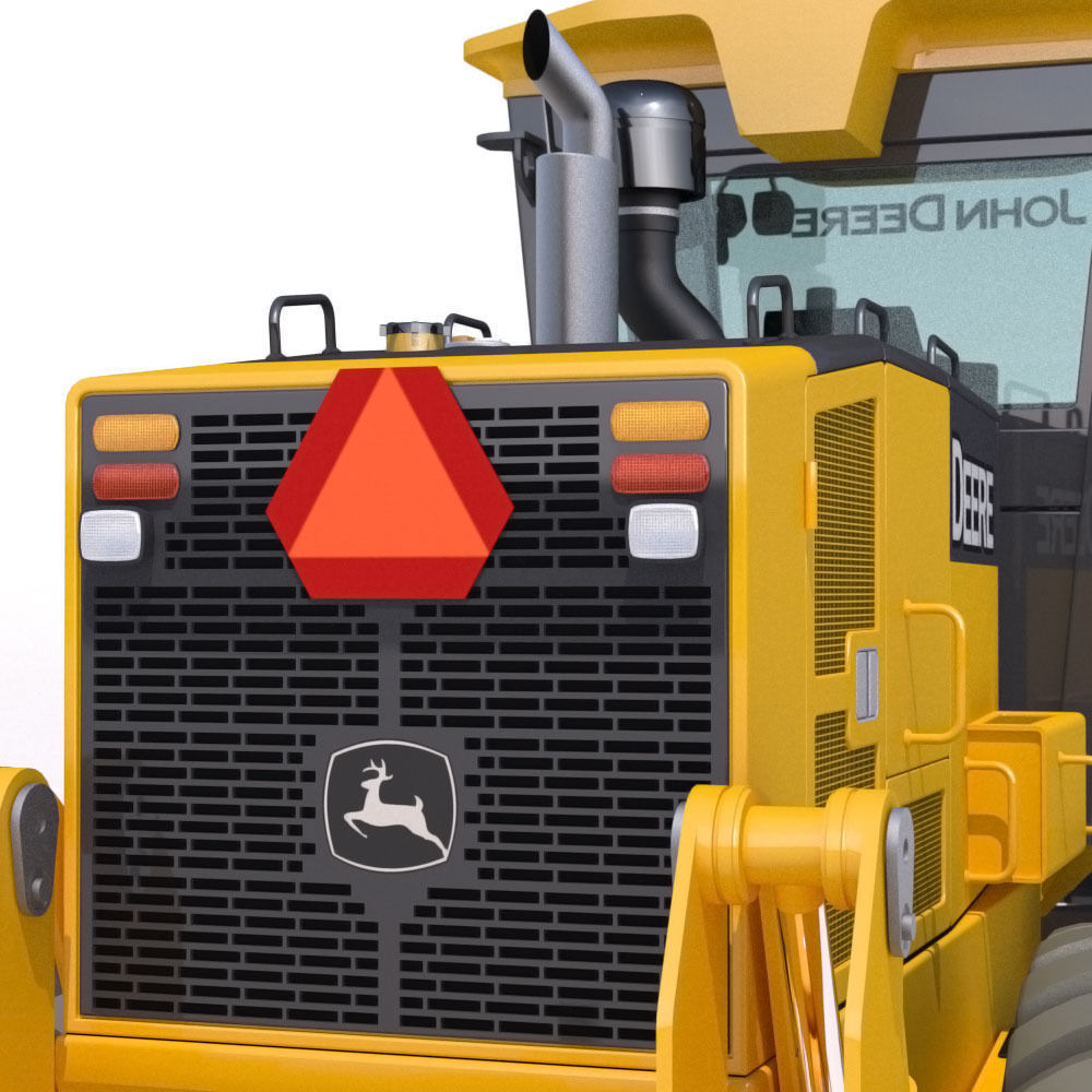 Motor Grader Deere 872D 3D model_13