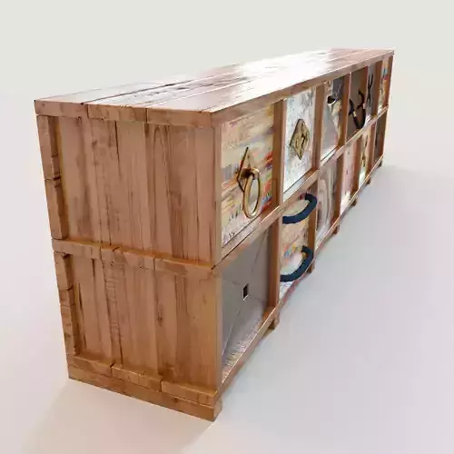 Ethnic chest of drawers 3D model