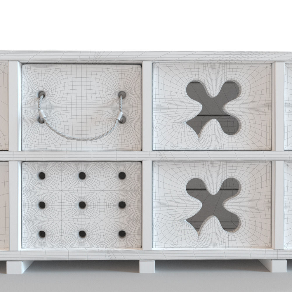 Ethnic chest of drawers 3D model_6