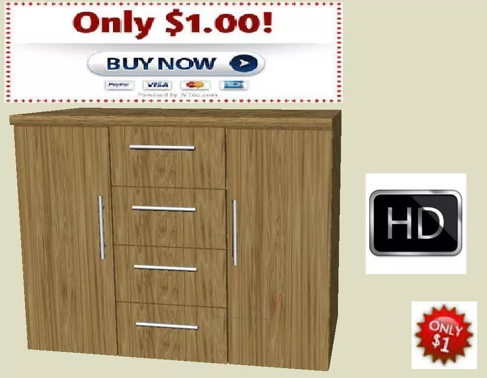 House Furniture - HD Model Free low-poly 3D model