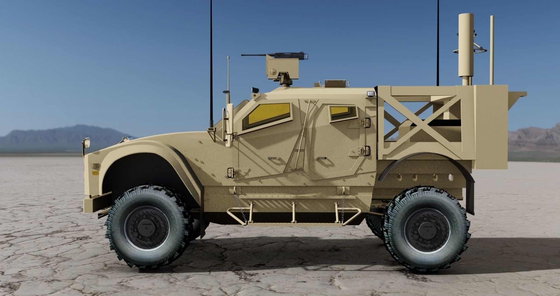 MATV Military Transport 3D model_9