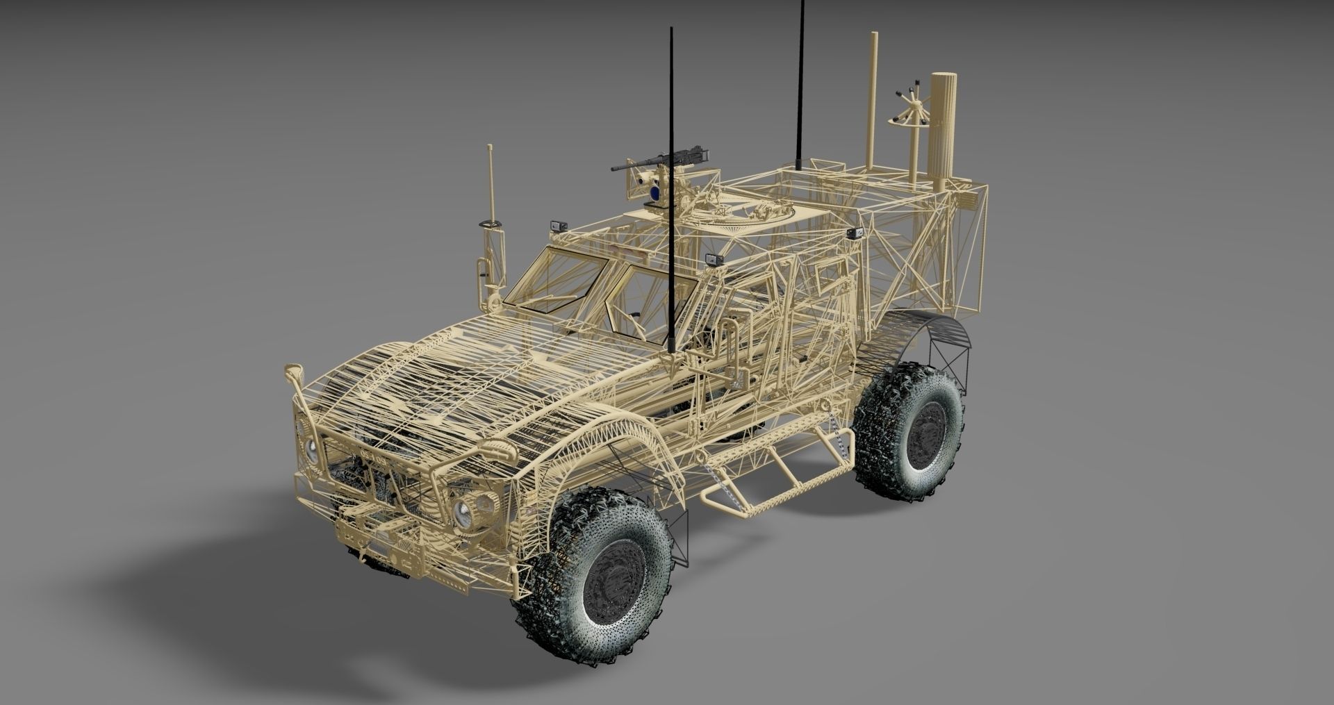 MATV Military Transport 3D model_15