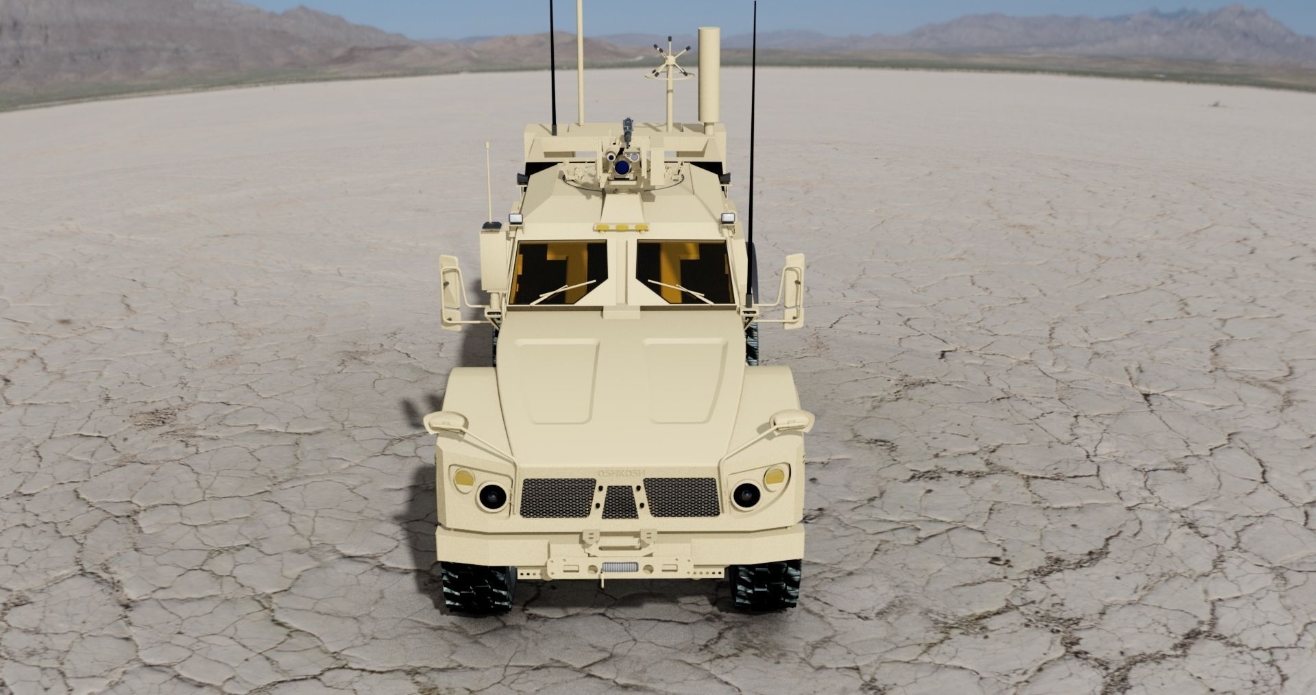 MATV Military Transport 3D model_8