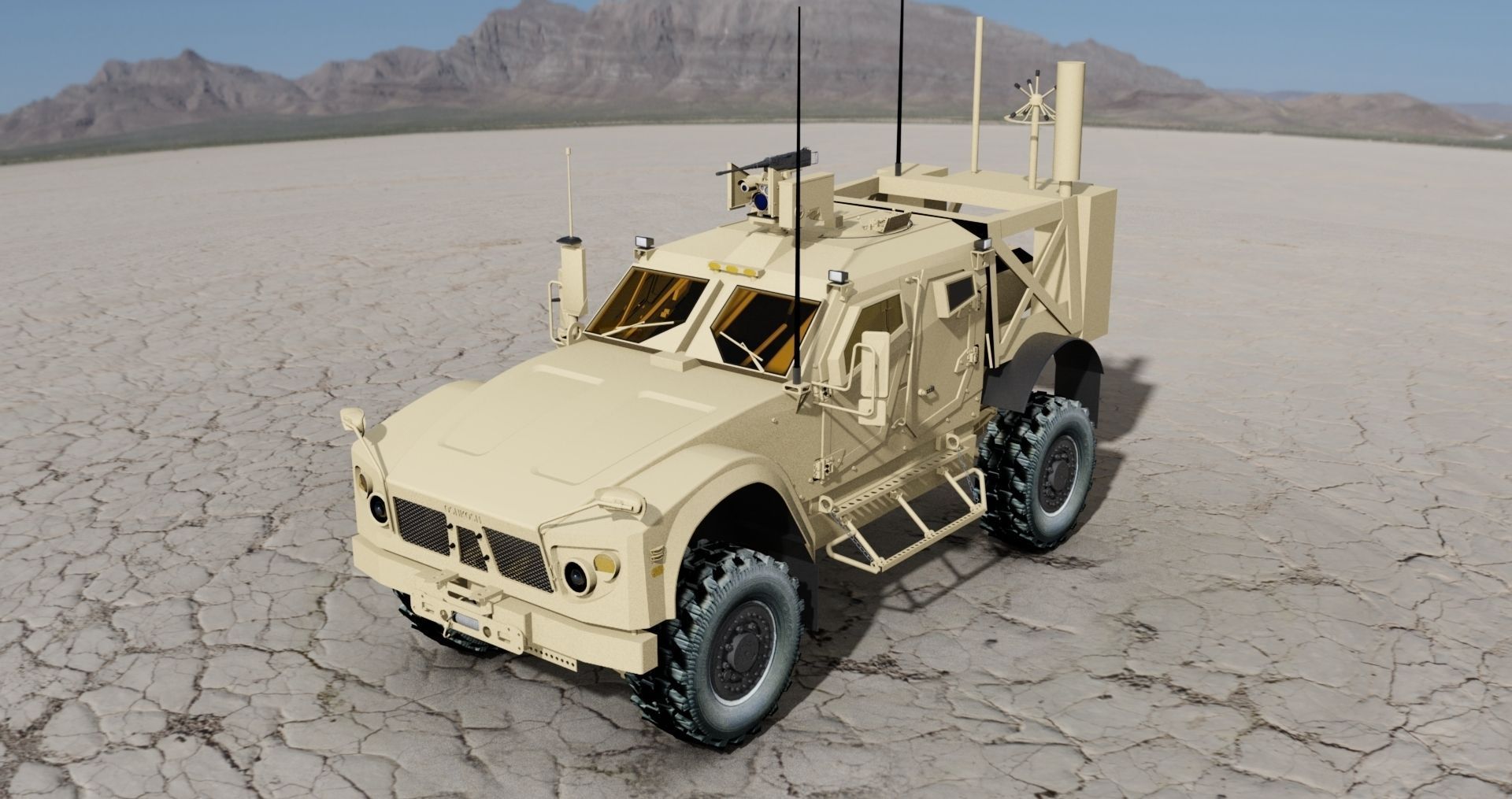 MATV Military Transport 3D model_5
