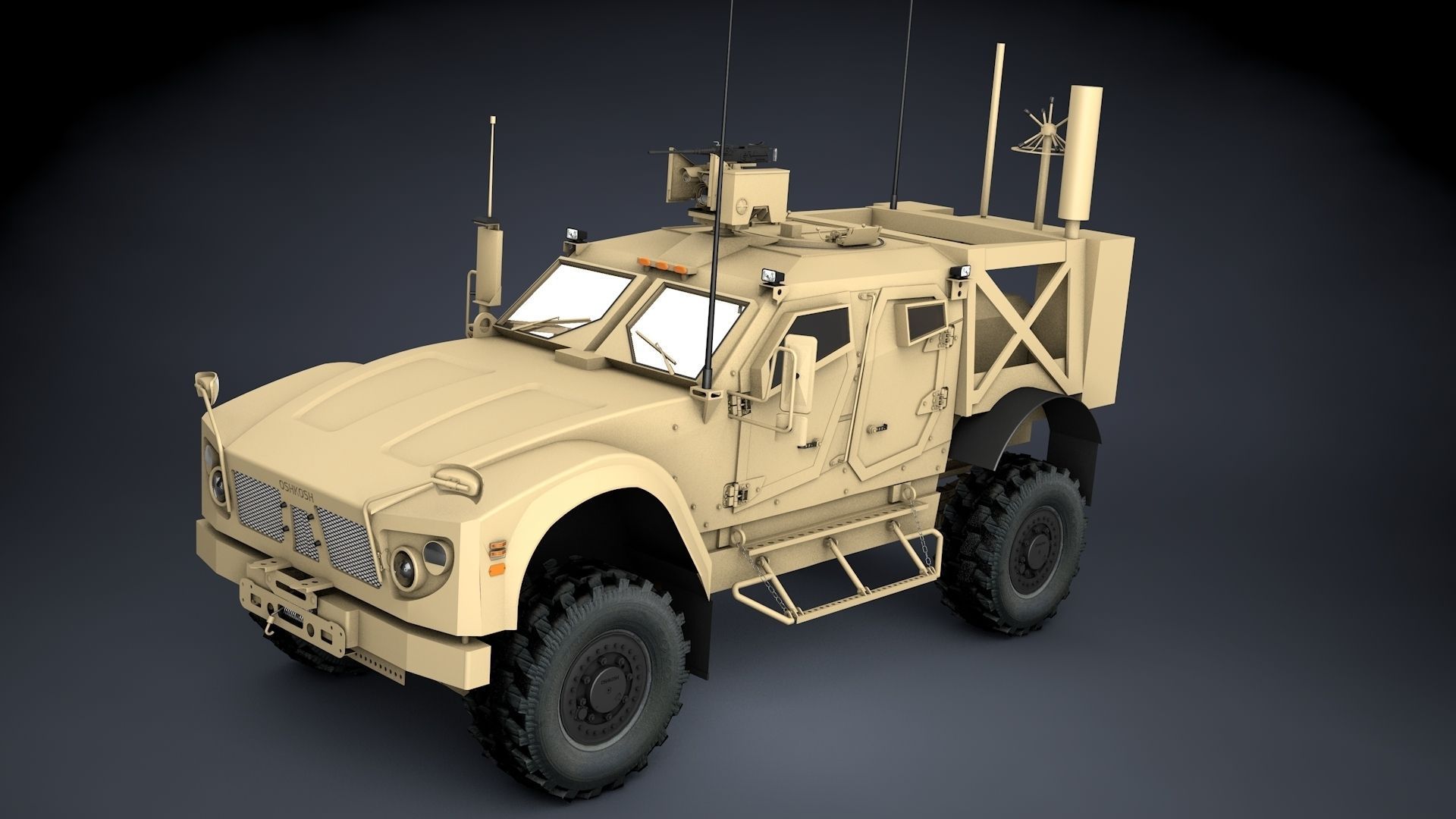 MATV Military Transport 3D model CGTrader
