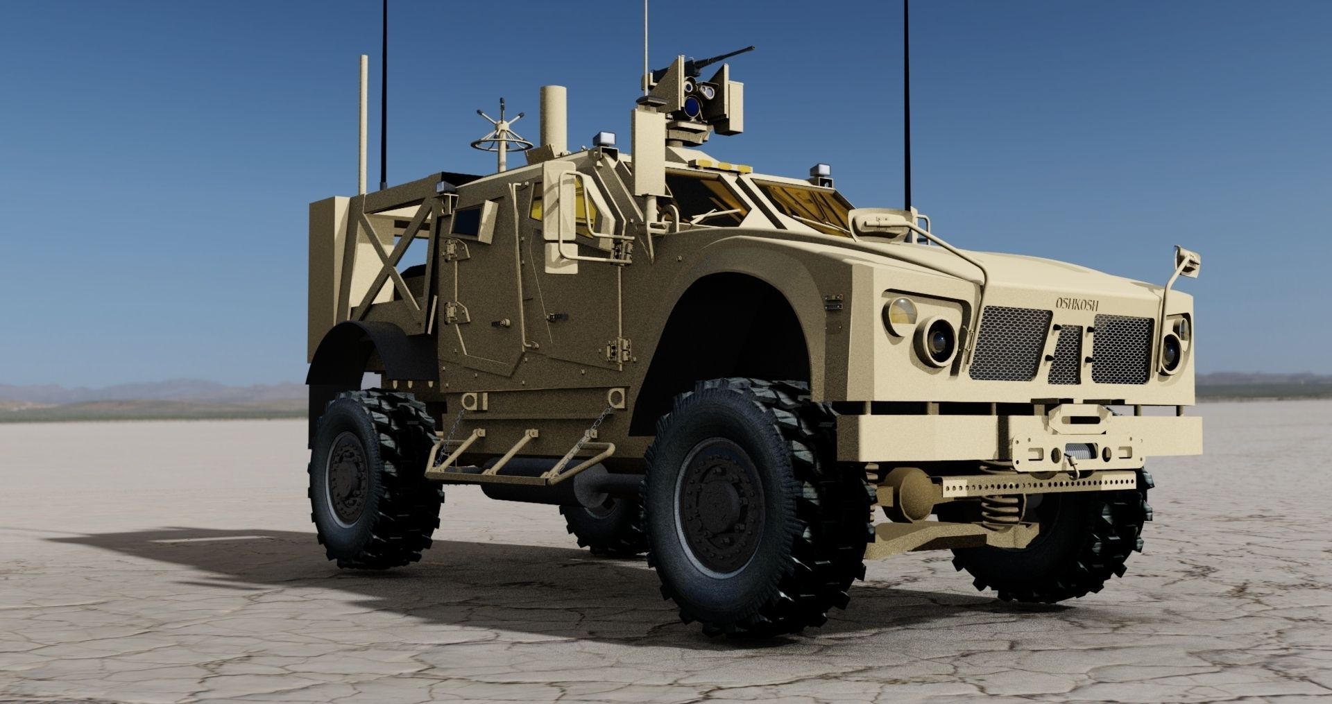 MATV Military Transport 3D model_14