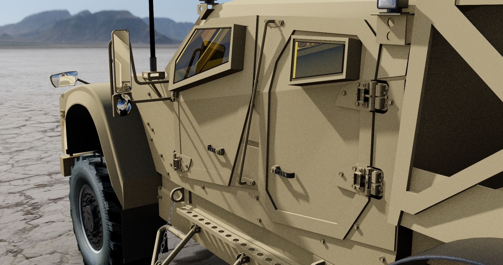 MATV Military Transport 3D model_11