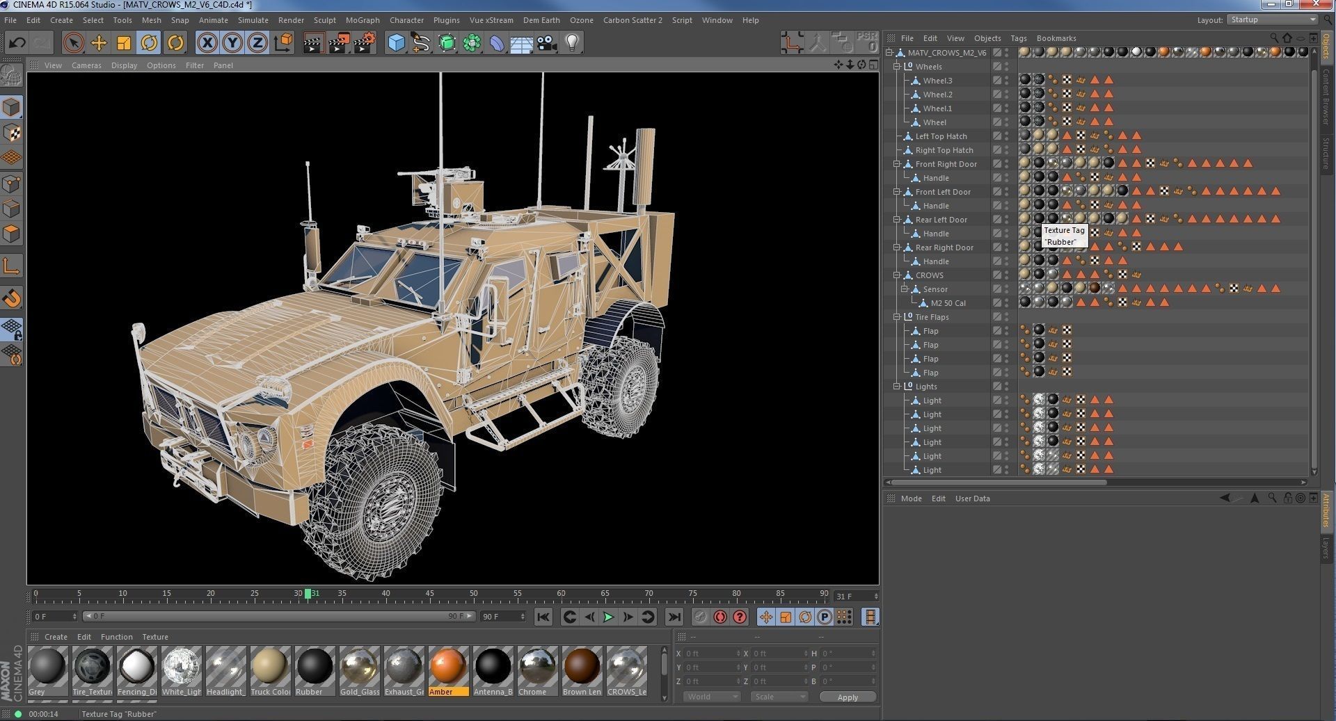 MATV Military Transport 3D model_22