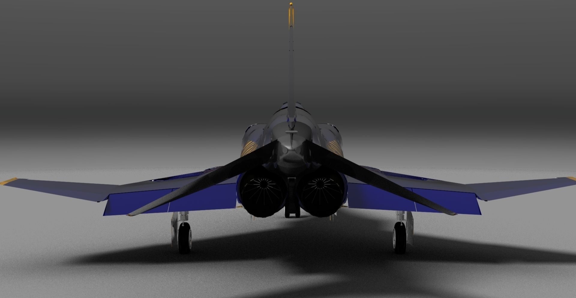 F-4J Phantom II Blue Angels 3D model_11