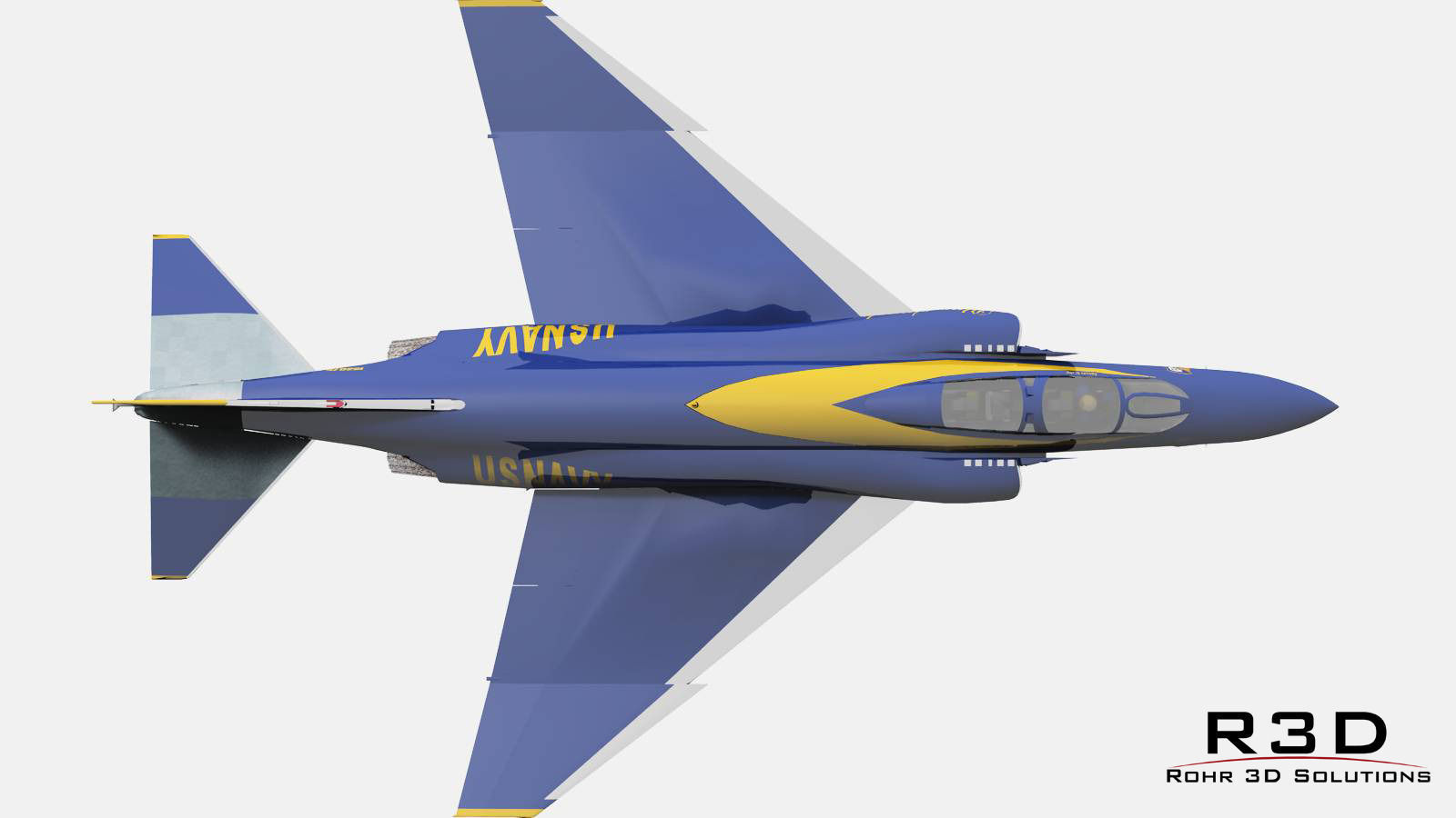 F-4J Phantom II Blue Angels 3D model_34