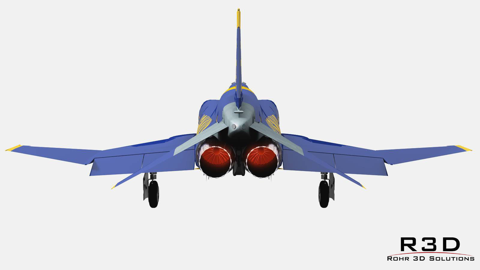 F-4J Phantom II Blue Angels 3D model_28