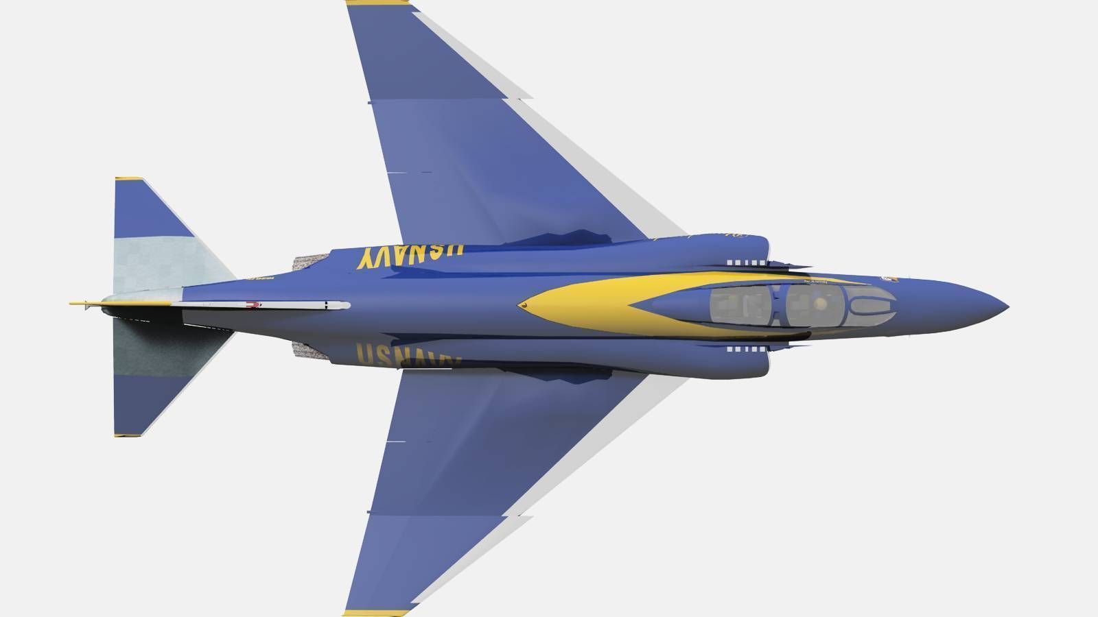 F-4J Phantom II Blue Angels 3D model_32