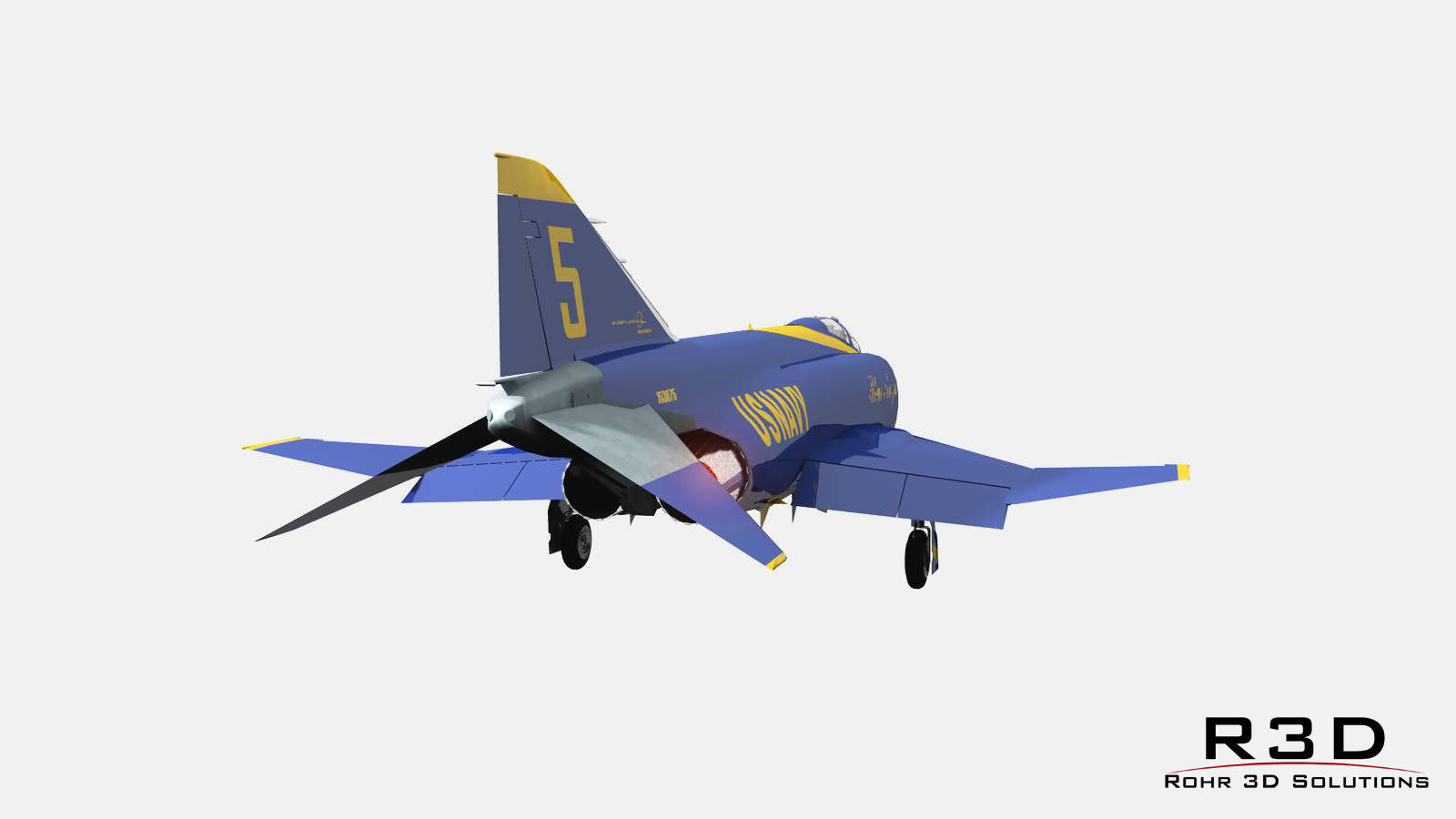 F-4J Phantom II Blue Angels 3D model_19