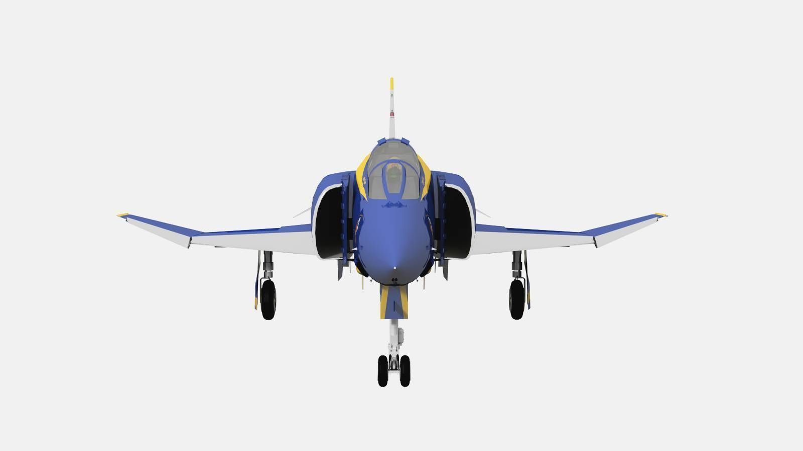 F-4J Phantom II Blue Angels 3D model_24