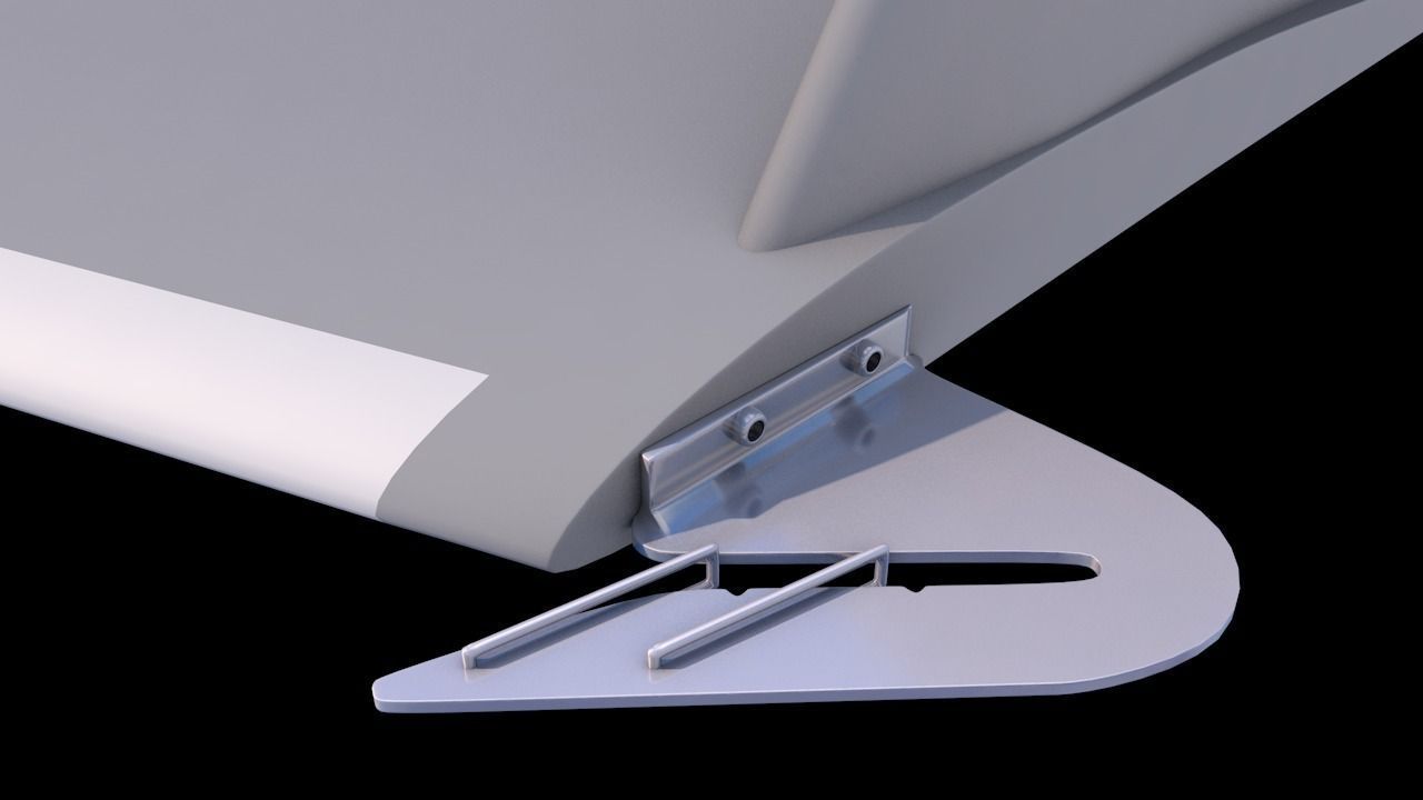 ScanEagle UAV Drone C4D Rigged 3D model_13