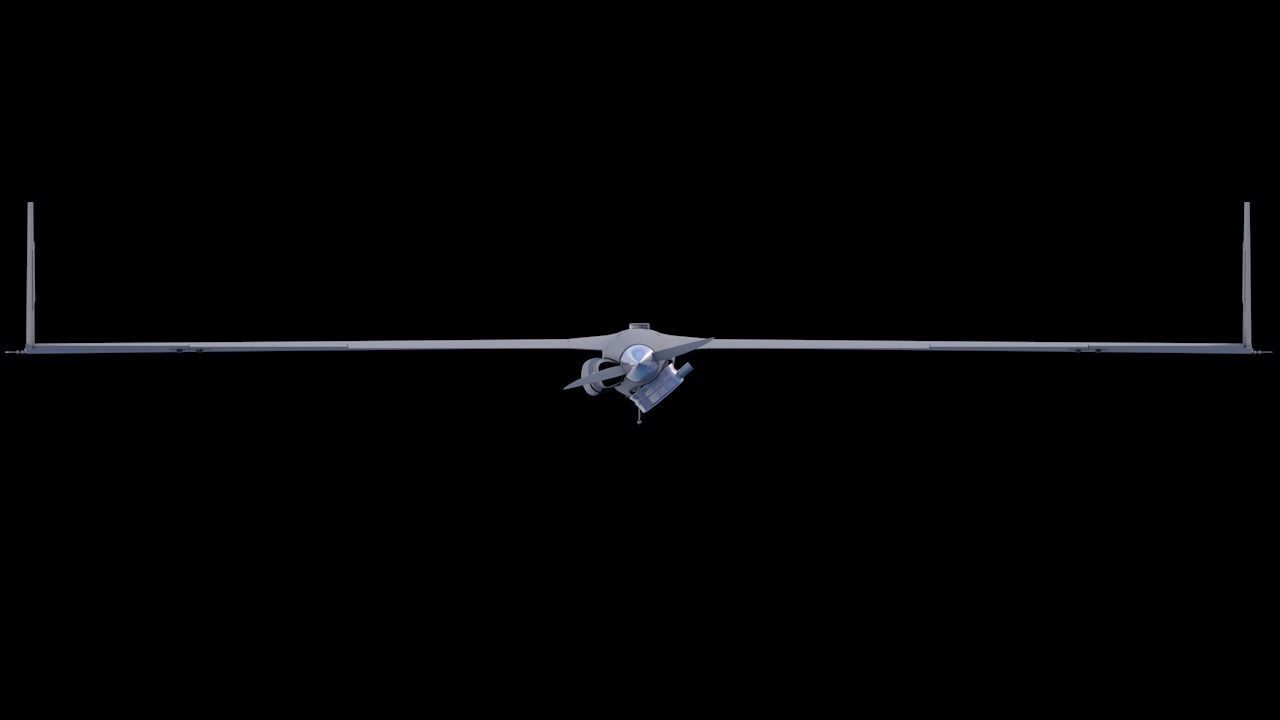 ScanEagle UAV Drone C4D Rigged 3D model_15