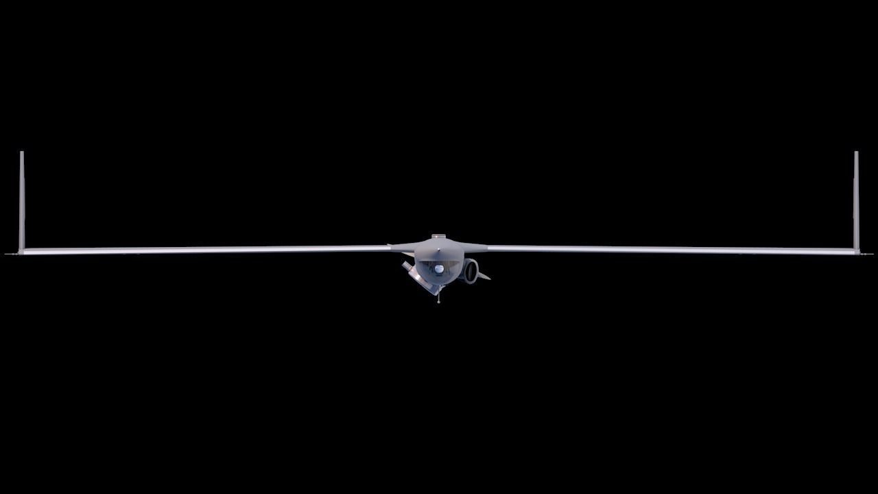 ScanEagle UAV Drone C4D Rigged 3D model_14