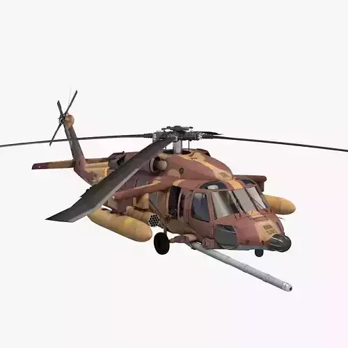 UH-60 Blackhawk IDFAF 3D model