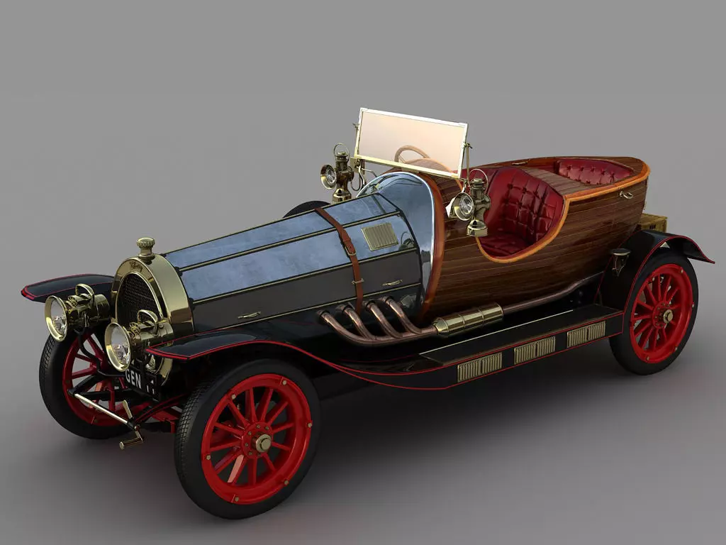 Chitty Chitty Bang Bang 3D model_0