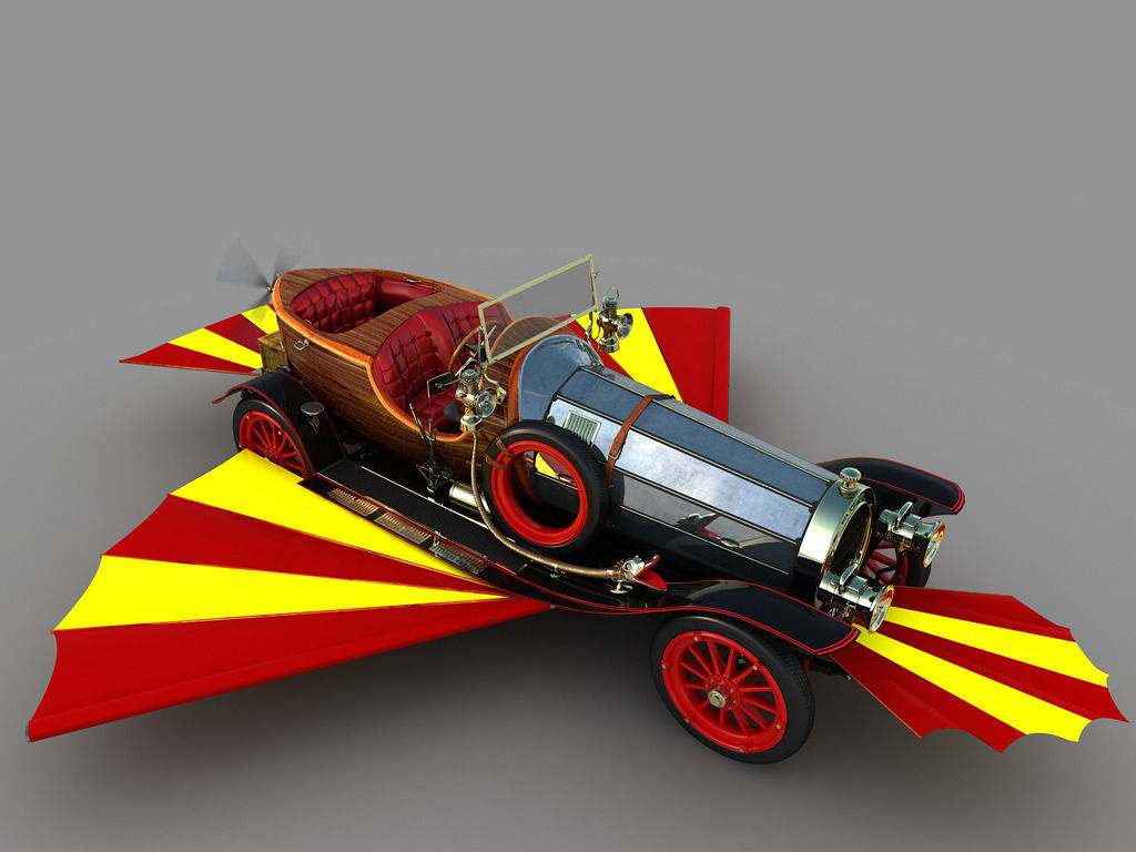 Chitty Chitty Bang Bang 3D model_1
