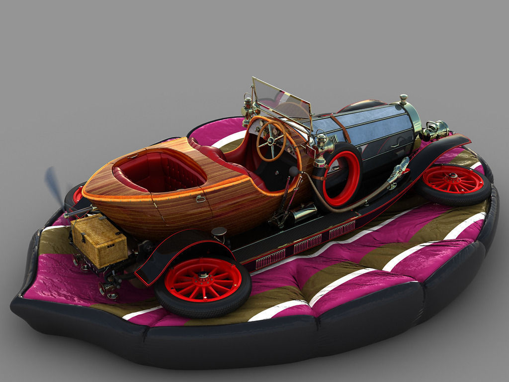 Chitty Chitty Bang Bang 3D model_7
