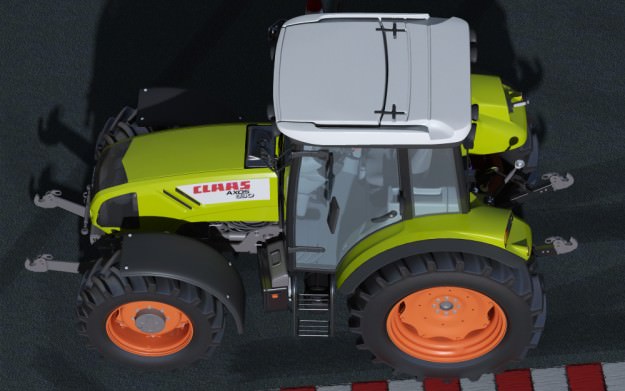 Claas Axos Tractor 3D model_13