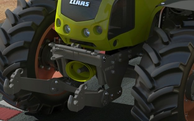 Claas Axos Tractor 3D model_12