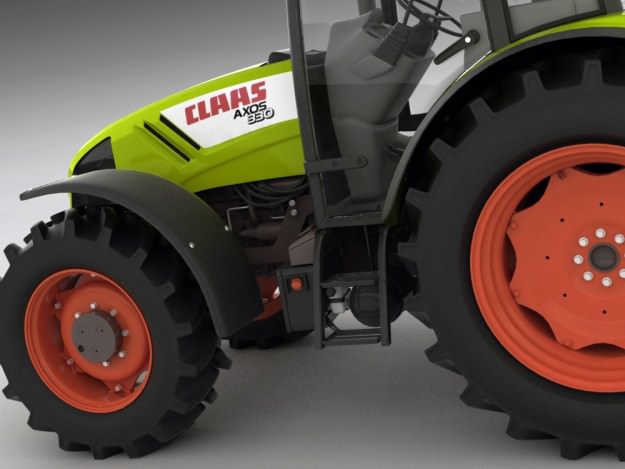 Claas Axos Tractor 3D model_8